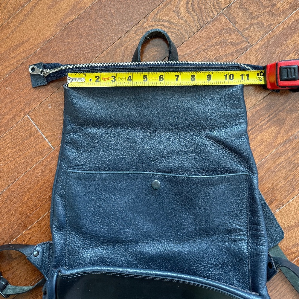 VIRRONEN leather backpack - Picture 6 of 11
